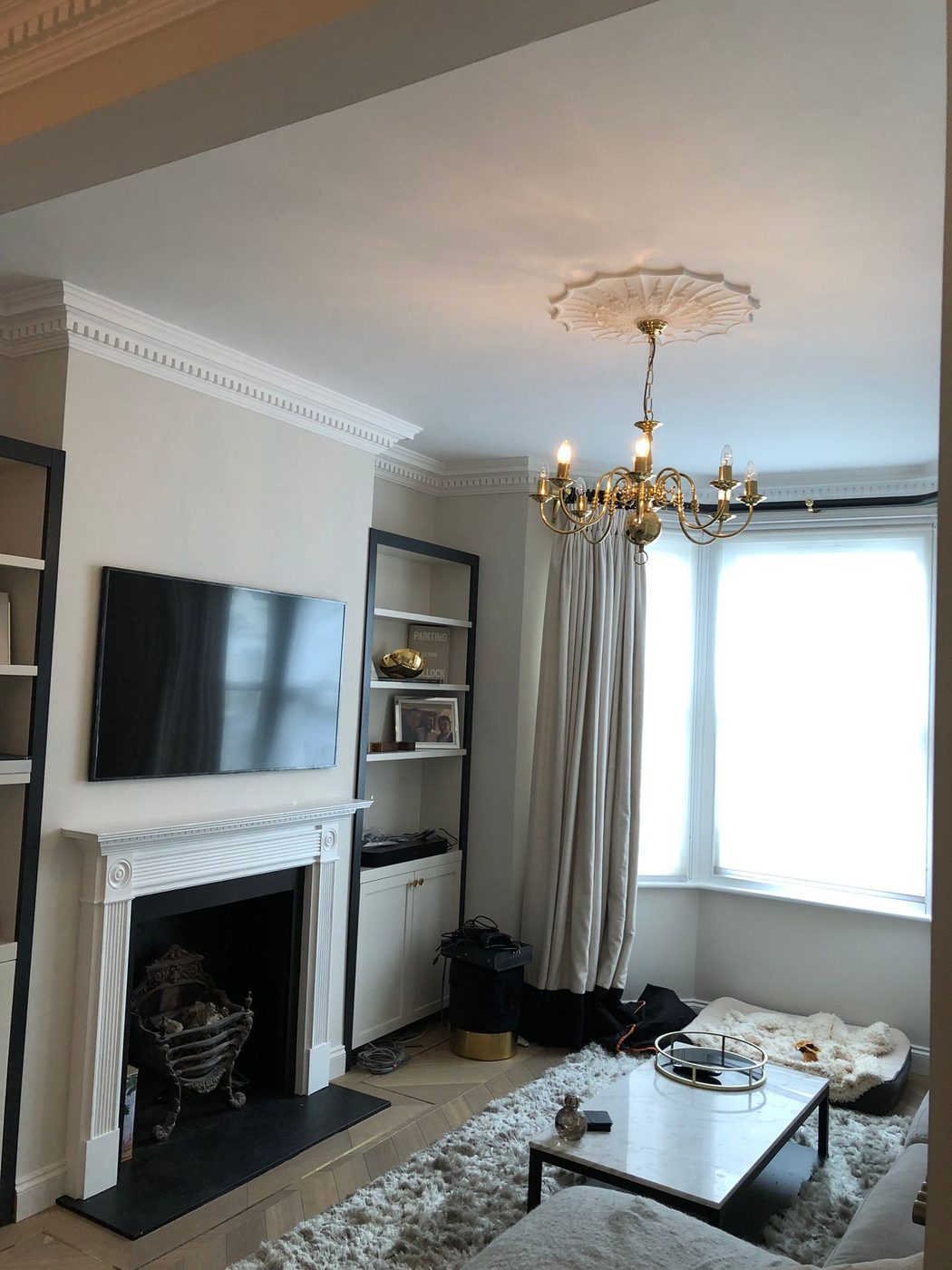 Living room painting and finishing